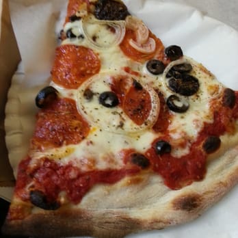 Proof Social Club - Pepperoni, sweet onion, eggplant, olives, and pesto - Bars Near Me - Honolulu, Hawaii Proof Social Club - Pepperoni, sweet onion, eggplant, olives, and pesto - Bars Near Me - Honolulu, Hawaii