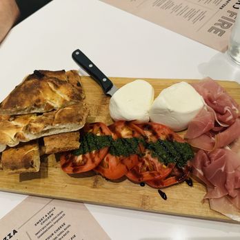 LaScala's Fire - Burrata board- looks pretty, but only average - Modern European Near Me - Marlton, New Jersey