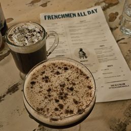 Rabble rousers martini and Teeling Irish Coffee Rabble rousers martini and Teeling Irish Coffee