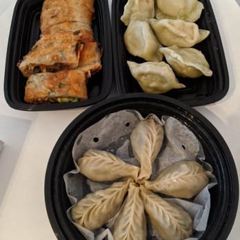 La Salle Dumpling Room - Steamed Chicken Dumplings, Steamed Vegetable Dumplings, Beef Scallion Pancake Wrap - Asian Fusion Near Me - New York, New York La Salle Dumpling Room - Steamed Chicken Dumplings, Steamed Vegetable Dumplings, Beef Scallion Pancake Wrap - Asian Fusion Near Me - New York, New York