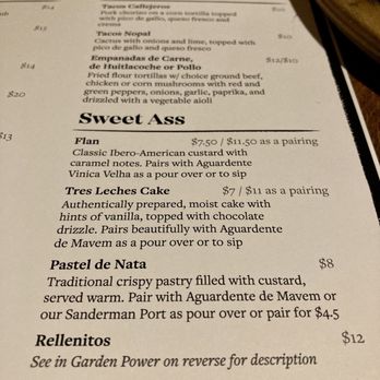 Aguardente - Dessert menu - Cocktail Bars Near Me - Providence, Rhode Island