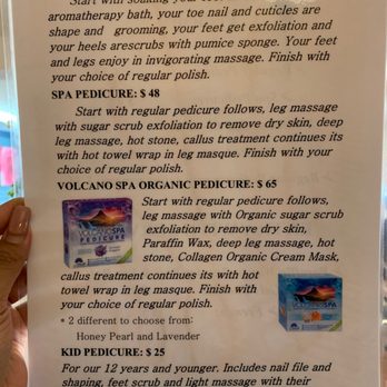Happy Nails - Pedicure Package Descriptions - Nail Salons Near Me - Milford, Pennsylvania