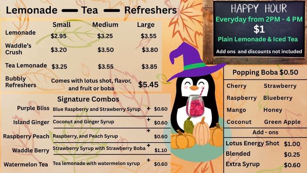 Menu photo 2 Cozy Up Penguin Branson, MO
