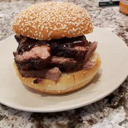 Smokey's Barbecue Shack - A Beef Brisket Sandwich