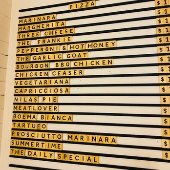 Boema - Pizza menu - Pizza Near Me - Lenox, Massachusetts