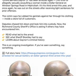 Dollar General - Ladies, watch out.