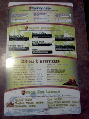 Menu photo 1 Gilligan's Bar & Grill Green Bay, WI Menu photo 1 Gilligan's Bar & Grill Green Bay, WI