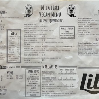 Dilla Libre Uno - Full vegan menu - Tacos Near Me - Phoenix, Arizona
