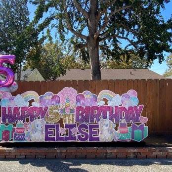 Party Time Signs Yard Cards - Backyard sign - Party Equipment Rentals Near Me Party Time Signs Yard Cards - Backyard sign - Party Equipment Rentals Near Me