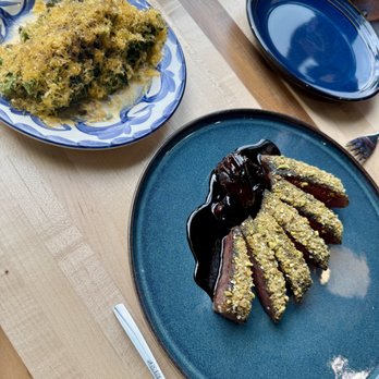 Barbacana - Duck & Broccolini - Seafood Near Me - Houston, Texas Barbacana - Duck & Broccolini - Seafood Near Me - Houston, Texas