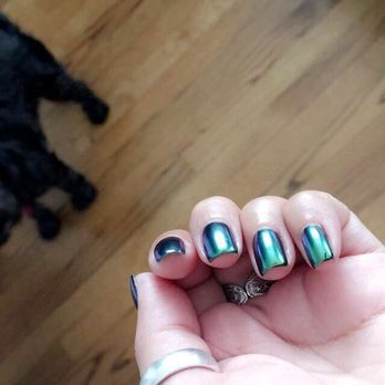 Nail Studios - I love my chrome nails! - Nail Salons Near Me - Lyons, Illinois