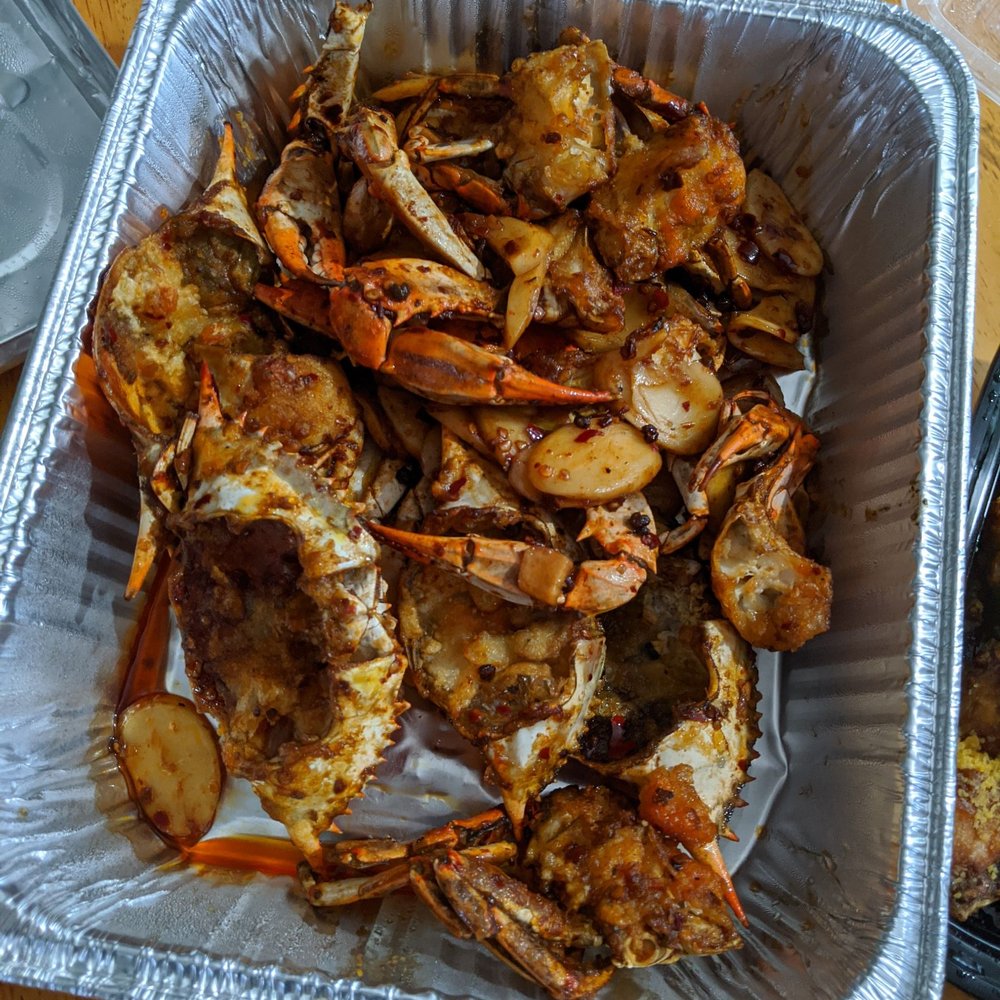 Spicy crab and rice cake Spicy crab and rice cake