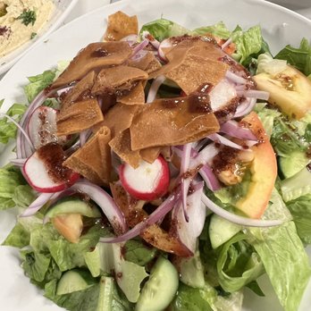 Nara Cafe - Fatoush salad is absolutely amazing! - Hookah Bars Near Me - Houston, Texas Nara Cafe - Fatoush salad is absolutely amazing! - Hookah Bars Near Me - Houston, Texas