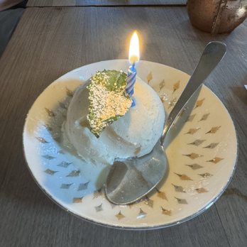 Bleuroot - Birthday ice cream - New American Near Me - West Dundee, Illinois
