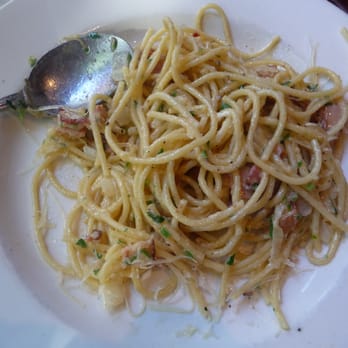 Zefferelli's - Spaghetti Carbonara (split portion) - Italian Near Me - Vancouver, British Columbia Zefferelli's - Spaghetti Carbonara (split portion) - Italian Near Me - Vancouver, British Columbia