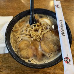 Kamisama Ramen - Miso ramen with 1 boiled egg.