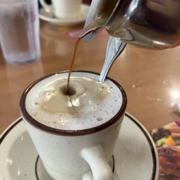 Cafe Con Leche Y Tostada