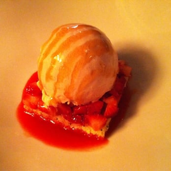 Flea Street - Strawberry semifreddo - New American Near Me - Menlo Park, California Flea Street - Strawberry semifreddo - New American Near Me - Menlo Park, California