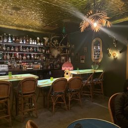 Inside room and bar