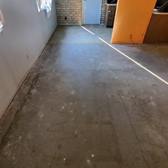 Mighty Hand Cleaning - Before epoxy - Flooring Near Me
