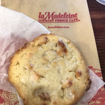 la Madeleine - Seasonal item - Lemon white chocolate chunk cookie - it was just okay. - Cafes Near Me - Austin, Texas la Madeleine - Seasonal item - Lemon white chocolate chunk cookie - it was just okay. - Cafes Near Me - Austin, Texas