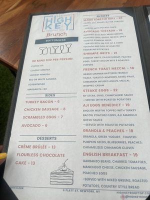 Menu photo 6 Highkey Rainforest Rooftop New York, NY
