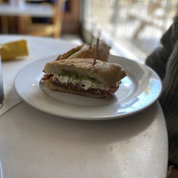 Immigrant Son Caffe - Prosciutto pesto and Burrata panini - New American Near Me - Ventura, California