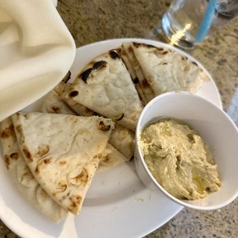 Athens Cafe - Pita with hummus - Greek Near Me - Jacksonville, Florida