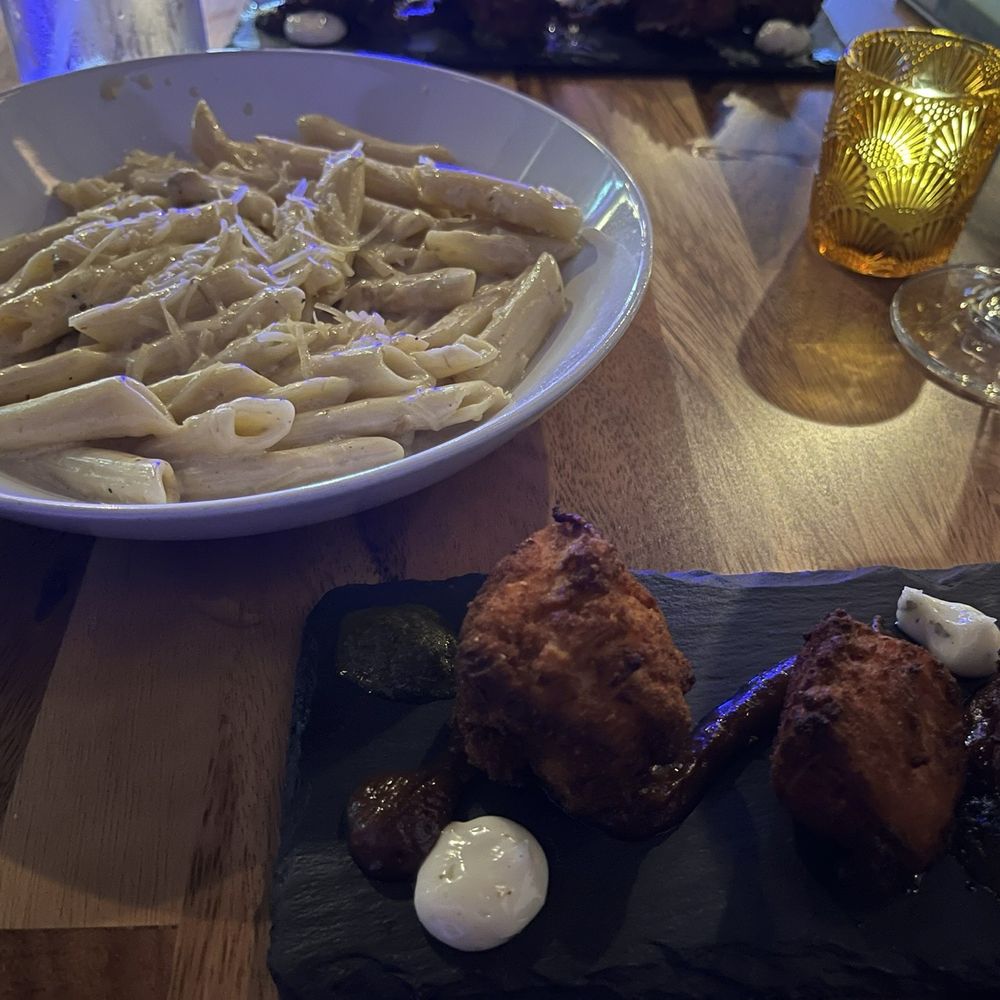 Bacchanal Junction - Salmon bites and Rasta pasta - Bars Near Me - Bloomfield, New Jersey Bacchanal Junction - Salmon bites and Rasta pasta - Bars Near Me - Bloomfield, New Jersey
