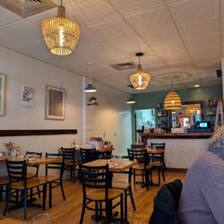 Interior seating and bar/register area