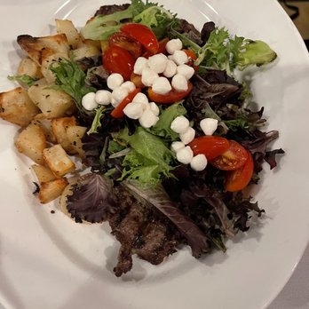 Solo Trattoria - Steak with greens and potatoes - Pizza Near Me - Freehold, New Jersey Solo Trattoria - Steak with greens and potatoes - Pizza Near Me - Freehold, New Jersey