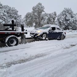 Outlaw Recovery and Towing - Rain, Sleet and Snow; We can save you!