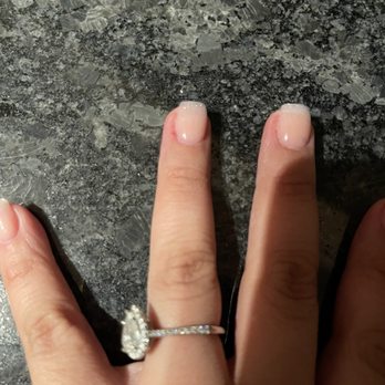 Nail'D It - My ring finger was nicked... ironically I got my nails done to take engagement pictures this weekend - Nail Salons Near Me - Houston, Texas