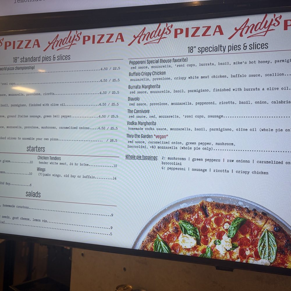 Andy’s Pizza - Tysons - Pizza Near Me - McLean, Virginia Andy’s Pizza - Tysons - Pizza Near Me - McLean, Virginia