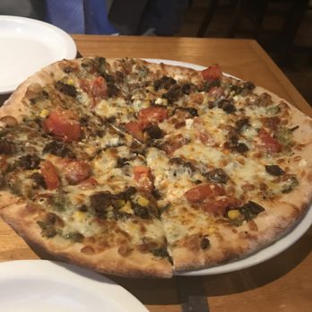 Bonfire Grill - Green Chile Brisket Pizza - New American Near Me - Tomball, Texas Bonfire Grill - Green Chile Brisket Pizza - New American Near Me - Tomball, Texas
