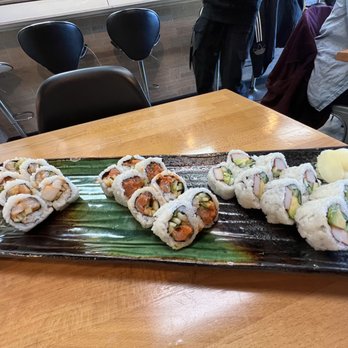 Momo Sushi - Three rolls in lunch special - Japanese Near Me - Ann Arbor, Michigan