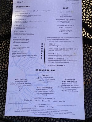 Menu photo 6 Bent Street Grille Taos, NM Menu photo 6 Bent Street Grille Taos, NM