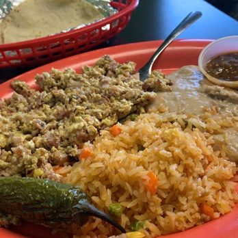 La Montaña Tacos - Huevos con jamón. - Mexican Near Me - Austin, Texas