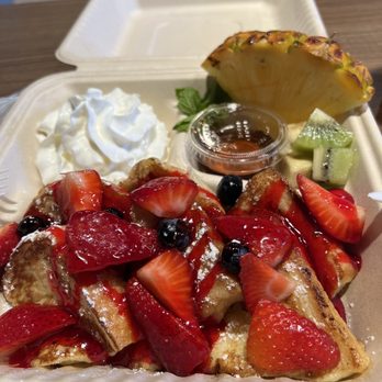 Aloha Cafe Pineapple - Berry berry waffle. Not very special. Average taste - Cafes Near Me - Honolulu, Hawaii Aloha Cafe Pineapple - Berry berry waffle. Not very special. Average taste - Cafes Near Me - Honolulu, Hawaii