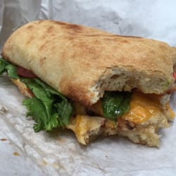 Coho South Cafe - Chicken chipotle sandwich! Couldn't wait to take a bite.