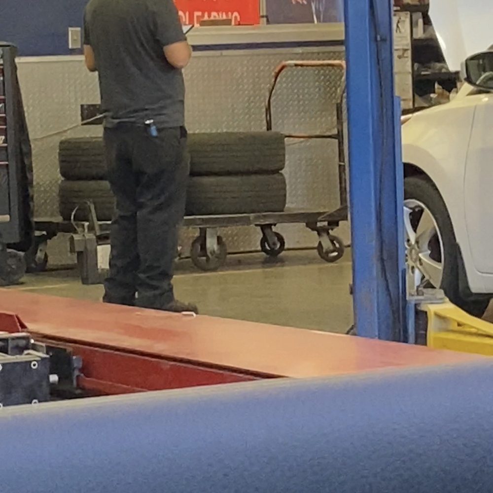 Pep Boys - this is during closed hours, waiting to leave with my car. car is waiting overnight thanks to the employee on his cell phone. - Auto Repair Near Me - San Carlos, California Pep Boys - this is during closed hours, waiting to leave with my car. car is waiting overnight thanks to the employee on his cell phone. - Auto Repair Near Me - San Carlos, California