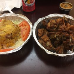 Tipico Dominicano - Mofongo de pollo. Delicioso!
