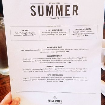 First Watch - Breakfast & Brunch Near Me - Union, New Jersey