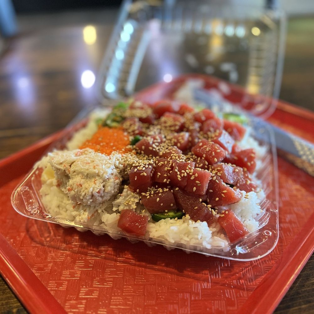 a plate of food on a table