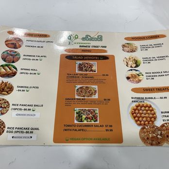 Eaterniti  - Menu October 2025 - Burmese Near Me - Elmhurst, New York