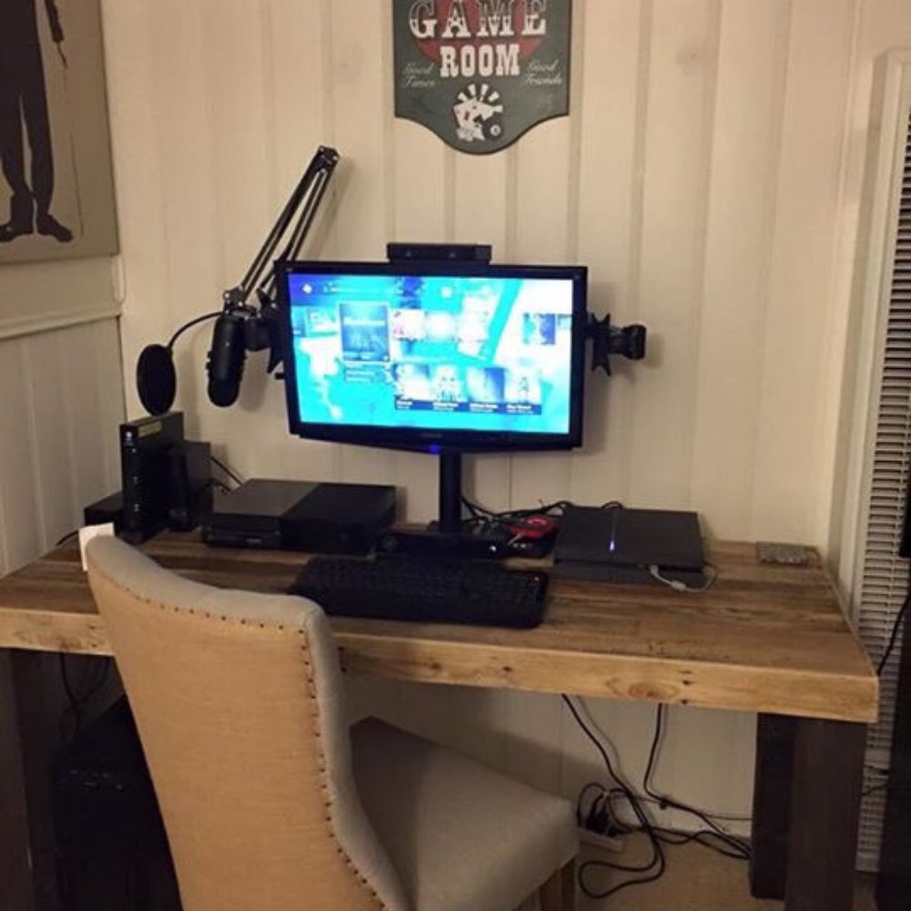 Kase Custom - Kase Custom has crafted the perfect desk to use for live streaming on twitch and podcasting in style - Furniture Stores Near Me - Mesa, Arizona Kase Custom - Kase Custom has crafted the perfect desk to use for live streaming on twitch and podcasting in style - Furniture Stores Near Me - Mesa, Arizona