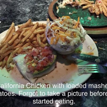 Bubba's 33 - California Chicken Dinner with Loaded mashed potatoes. - American Near Me - Peoria, Arizona