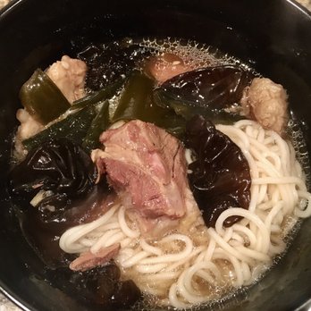 Yu Noodle - Signature Pork Ribs Noodle Soup ($15.98)- 4.5/5 stars - Noodles Near Me - Cupertino, California Yu Noodle - Signature Pork Ribs Noodle Soup ($15.98)- 4.5/5 stars - Noodles Near Me - Cupertino, California