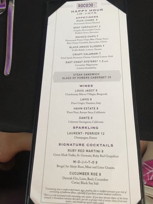 Menu photo 7 Rococo Steak St. Petersburg, FL Menu photo 7 Rococo Steak St. Petersburg, FL