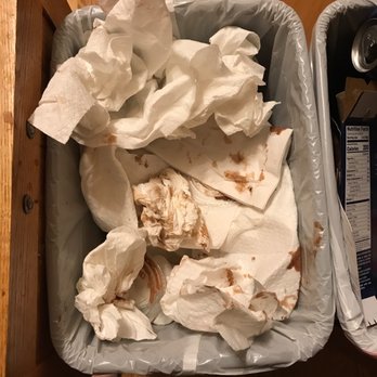 Andy's Frozen Custard - All the paper towels required to clean my car, the floor in my doorway and the counter top. - Ice Cream & Frozen Yogurt Near Me - Naperville, Illinois